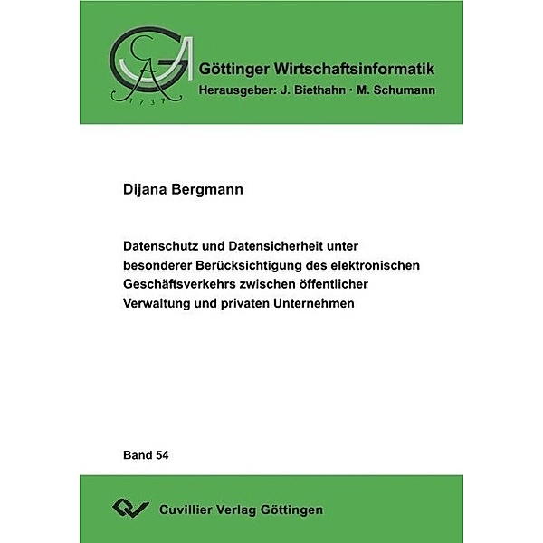 Bergmann, D: Datenschutz und Datensicherheit, Dijana Bergmann