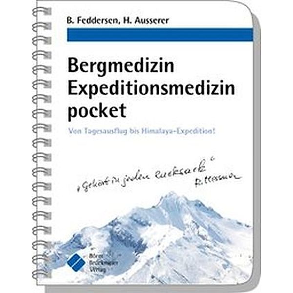 Bergmedizin Expeditionsmedizin pocket, Berend Feddersen, Harald Ausserer