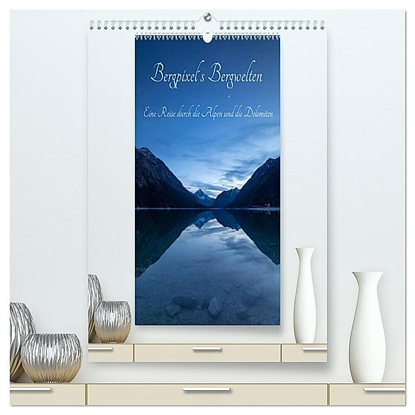 Bergpixel´s Bergwelten (hochwertiger Premium Wandkalender 2024 DIN A2 hoch), Kunstdruck in Hochglanz, Maik