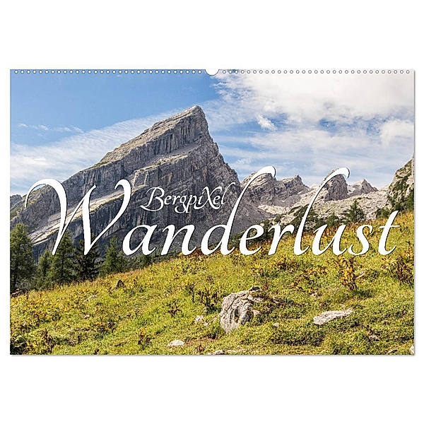 Bergpixels Wanderlust (Wandkalender 2024 DIN A2 quer), CALVENDO Monatskalender, Maik