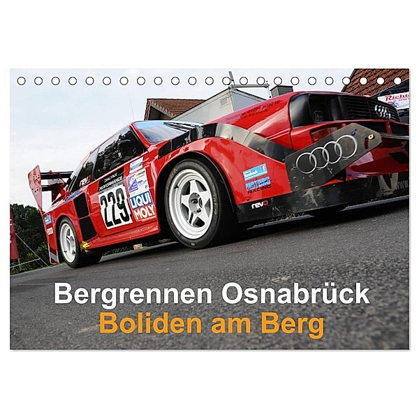 Bergrennen Osnabrück - Boliden am Berg (Tischkalender 2024 DIN A5 quer), CALVENDO Monatskalender, Andreas von Sannowitz