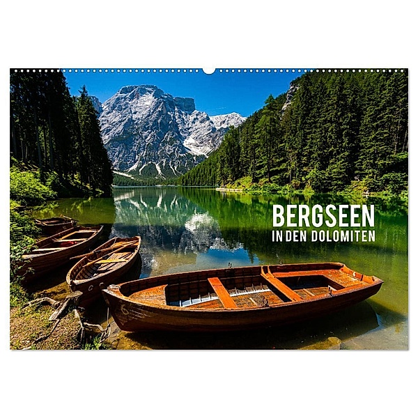 Bergseen in den Dolomiten (Wandkalender 2024 DIN A2 quer), CALVENDO Monatskalender, Mikolaj Gospodarek
