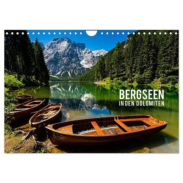 Bergseen in den Dolomiten (Wandkalender 2024 DIN A4 quer), CALVENDO Monatskalender, Mikolaj Gospodarek