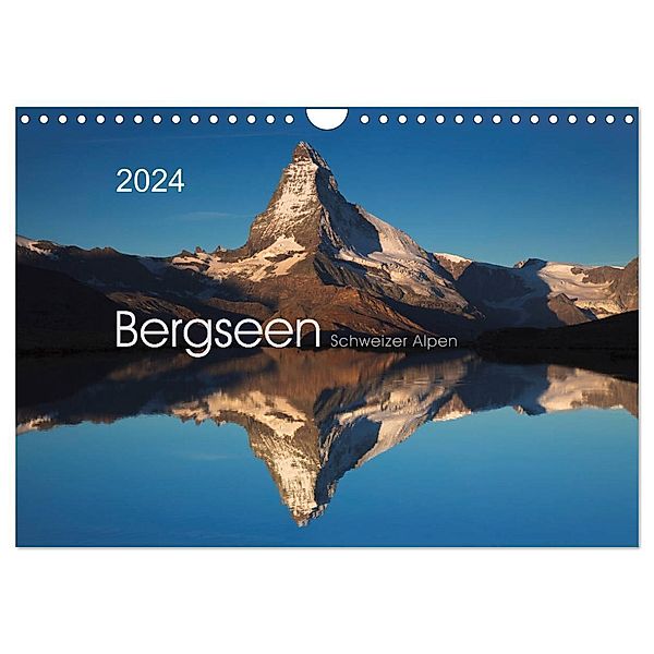 BERGSEEN Schweizer Alpen (Wandkalender 2024 DIN A4 quer), CALVENDO Monatskalender, Lucyna Koch