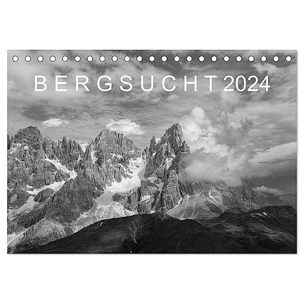 Bergsucht 2024 (Tischkalender 2024 DIN A5 quer), CALVENDO Monatskalender, Michael Kehl