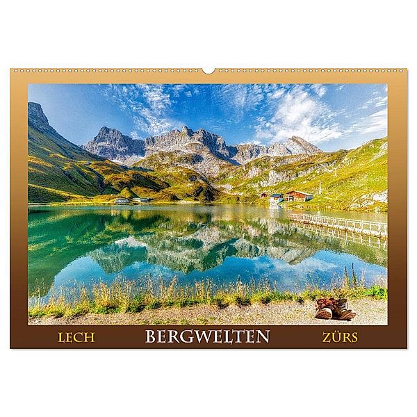 Bergwelten - Lech - Zürs (Wandkalender 2024 DIN A2 quer), CALVENDO Monatskalender, Ulrich Männel