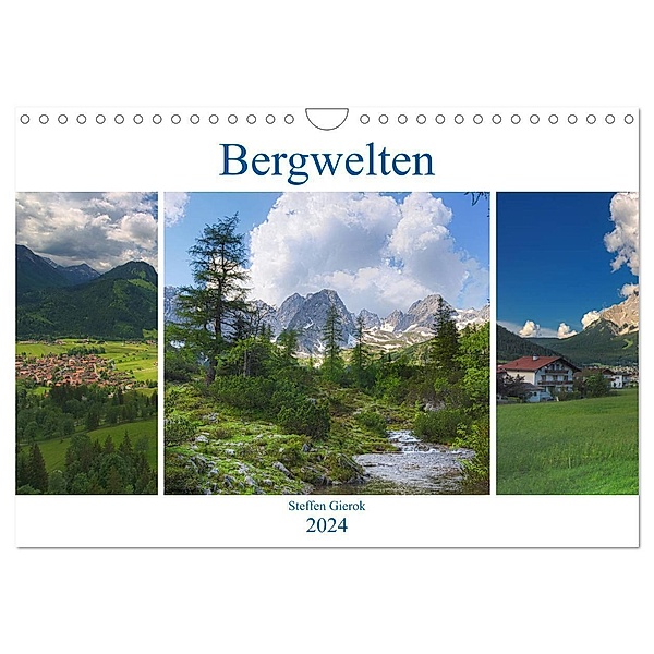 Bergwelten (Wandkalender 2024 DIN A4 quer), CALVENDO Monatskalender, Steffen Gierok