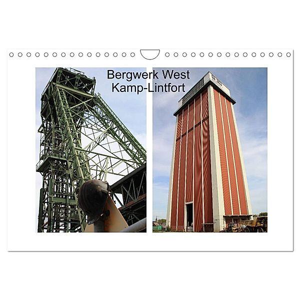 Bergwerk West Kamp-Lintfort (Wandkalender 2025 DIN A4 quer), CALVENDO Monatskalender, Calvendo, Christine Daus