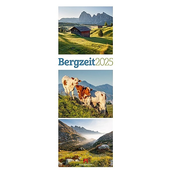 Bergzeit Triplet-Kalender 2025, Ackermann Kunstverlag