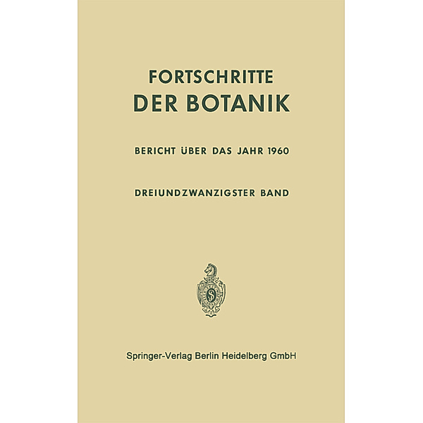 Bericht über das Jahr 1960, Erwin Bünning, Ernst Gäumann