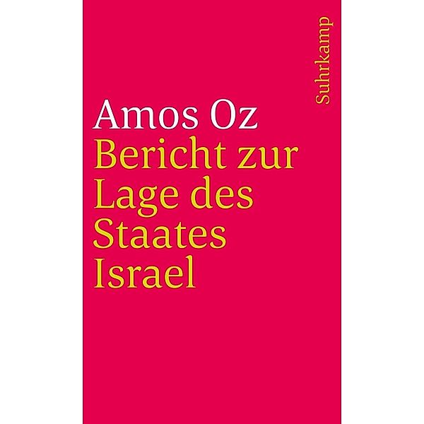 Bericht zur Lage des Staates Israel, Amos Oz