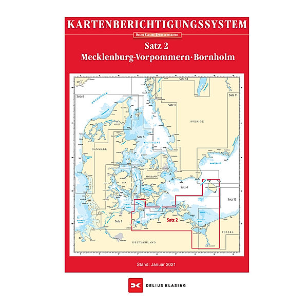 Berichtigung Sportbootkarten Satz 2: Mecklenburg-Vorpommern - Bornholm (Ausgabe 2021), Team Technology Engineering+ Marketing GmbH Dr. Dirk Blume, Nautik Net Frau Petra Blume