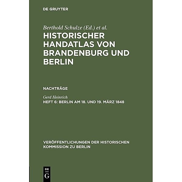 Berlin am 18. und 19. März 1848, Gerd Heinrich