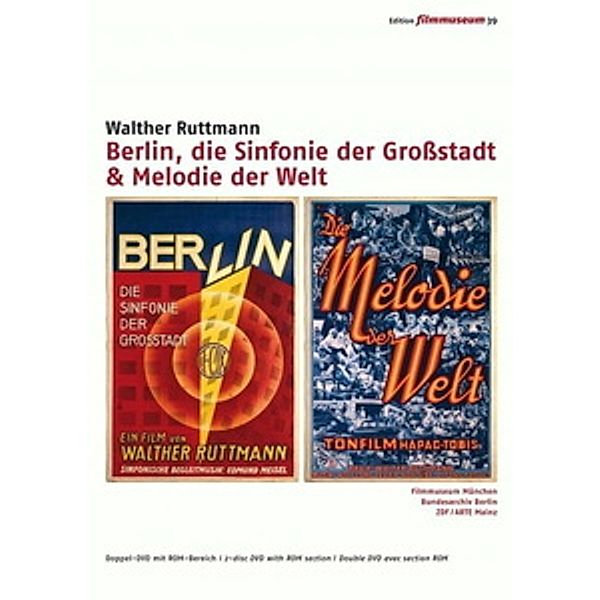 Berlin, die Sinfonie der Großstadt / Melodie der Welt, Edition Filmmuseum 39