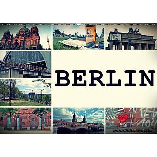 BERLIN / Geburtstagskalender (Wandkalender 2015 DIN A2 quer), Stephanie Büttner
