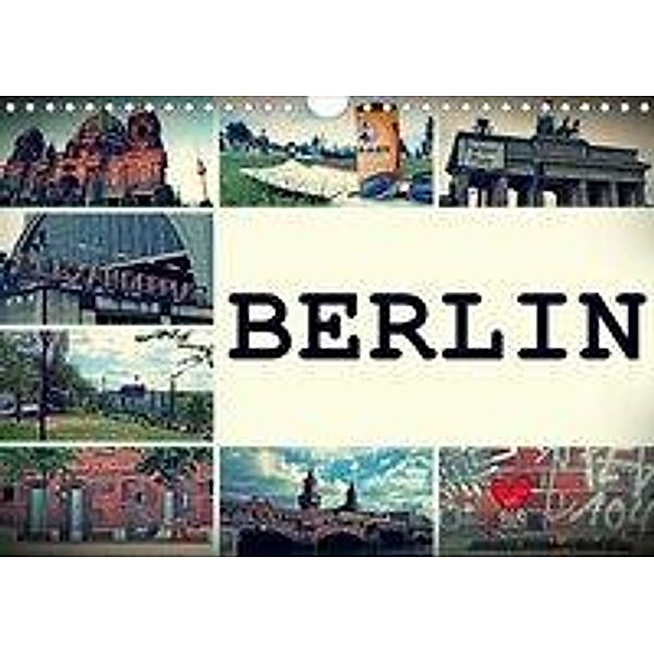 BERLIN / Geburtstagskalender (Wandkalender 2020 DIN A4 quer), Stephanie Büttner
