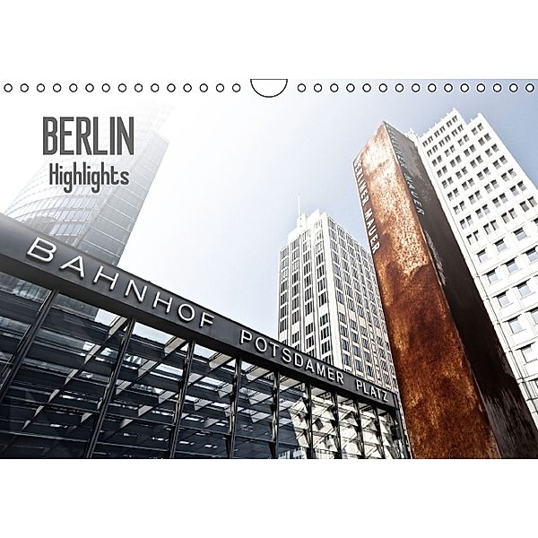 BERLIN - Highlights (AT - Version) (Wandkalender 2014 DIN A4 quer), Melanie Viola
