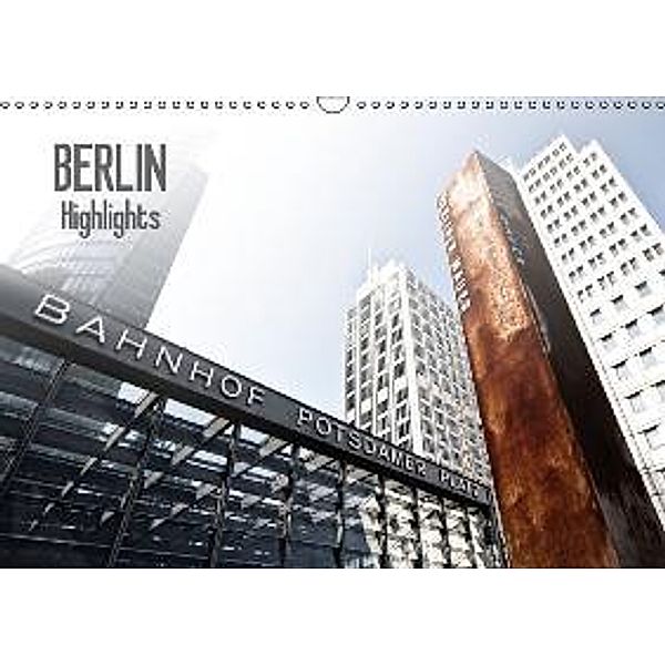 BERLIN - Highlights (CH - Version) (Wandkalender 2016 DIN A3 quer), Melanie Viola
