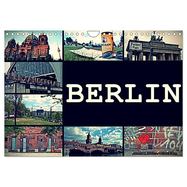 BERLIN horizontal (Wandkalender 2024 DIN A4 quer), CALVENDO Monatskalender, Stephanie Büttner