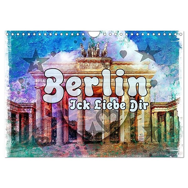 Berlin Ick Liebe Dir (Wandkalender 2025 DIN A4 quer), CALVENDO Monatskalender, Calvendo, Nico Bielow