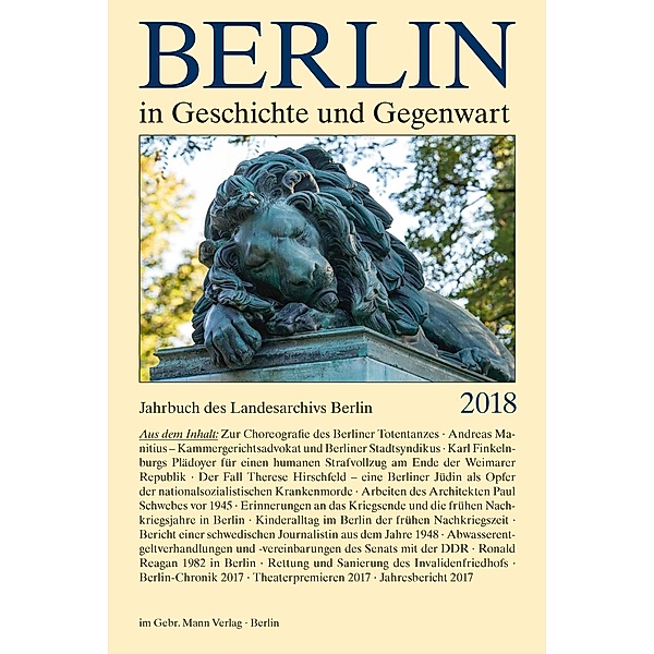 Berlin in Geschichte und Gegenwart; .