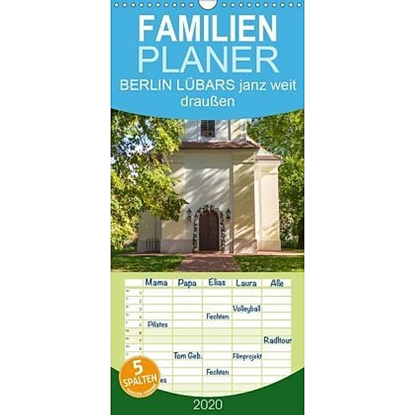 BERLIN LÜBARS janz weit draußen - Familienplaner hoch (Wandkalender 2020 , 21 cm x 45 cm, hoch), Melanie Viola