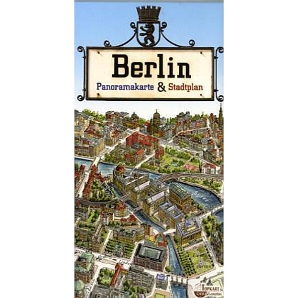 Berlin, Panoramakarte & Stadtplan
