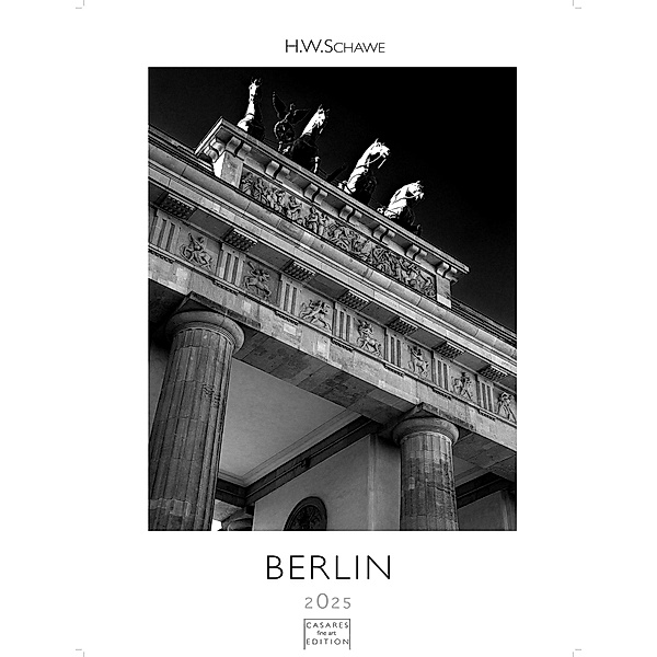 Berlin schwarz-weiss 2025 L 59x42cm, H. W. Schawe