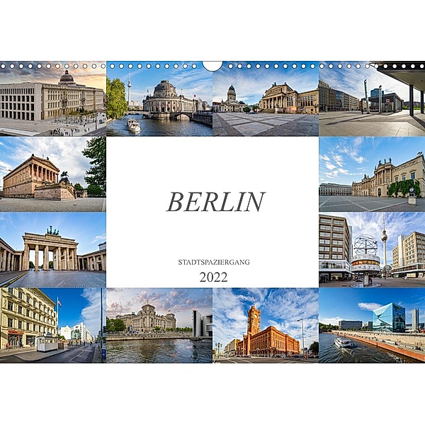 Berlin Stadtspaziergang (Wandkalender 2022 DIN A3 quer), Dirk Meutzner