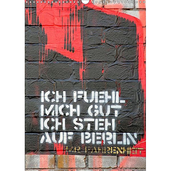 Berlin Street Art (Wandkalender 2021 DIN A3 hoch), Tobias Vogel