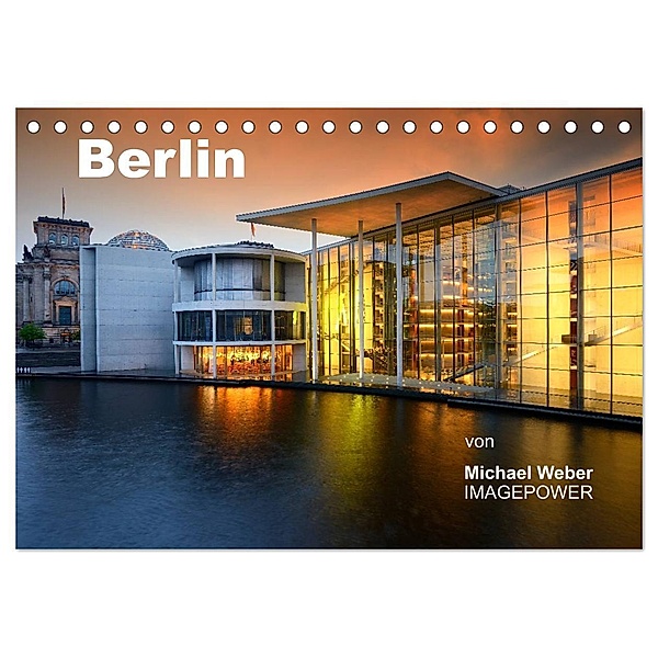 Berlin (Tischkalender 2024 DIN A5 quer), CALVENDO Monatskalender, Michael Weber