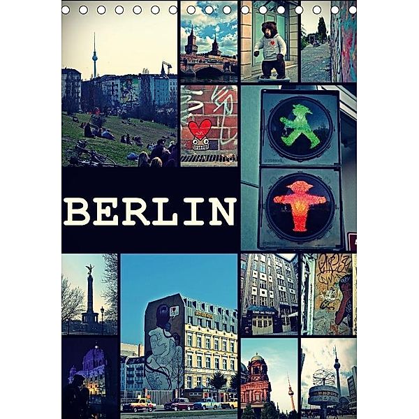 BERLIN / vertikal (Tischkalender 2017 DIN A5 hoch), Stephanie Büttner