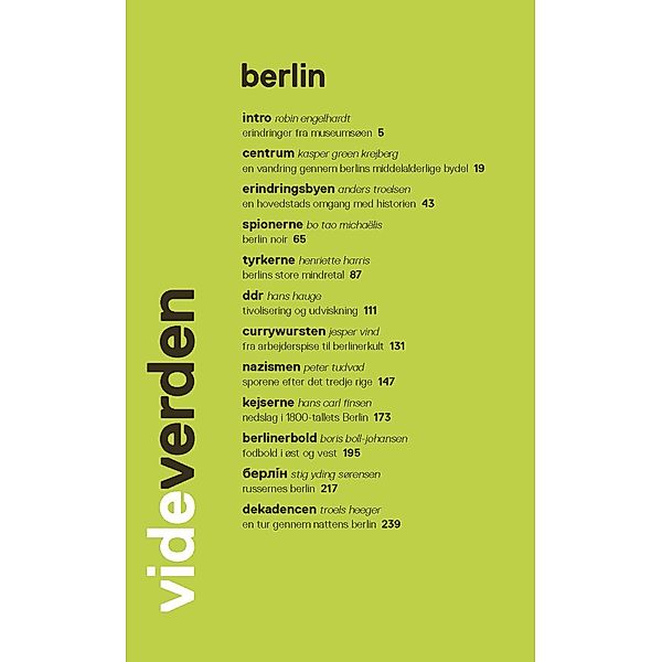 berlin / Vide verden, Aarhus University Press