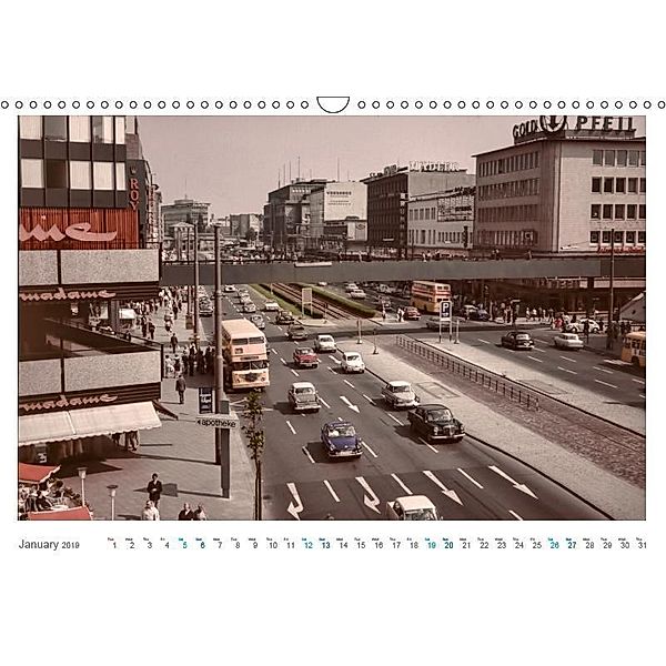 Berlin - Vintage Views (Wall Calendar 2019 DIN A3 Landscape), Michael Schulz-Dostal