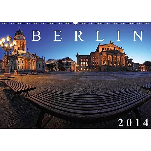 Berlin zur blauen Stunde (Wandkalender 2014 DIN A2 quer), Frank Herrmann