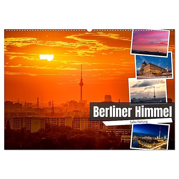Berliner Himmel (Wandkalender 2024 DIN A2 quer), CALVENDO Monatskalender, Salke Hartung
