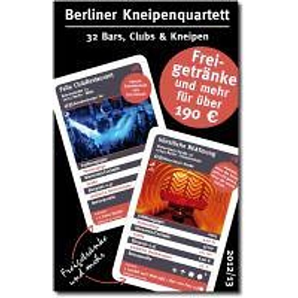 Berliner Kneipenquartett 2012/13