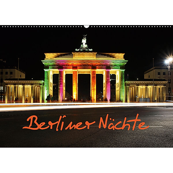 Berliner Nächte (Wandkalender 2019 DIN A2 quer), Frank Herrmann