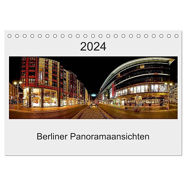 Berliner Panoramaansichten 2024 (Tischkalender 2024 DIN A5 quer), CALVENDO Monatskalender, manne-schwendler-durchblick