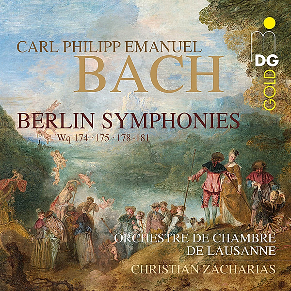 Berliner Sinfonien Wq 174,175+178-181, Christian Zacharias, Ocl