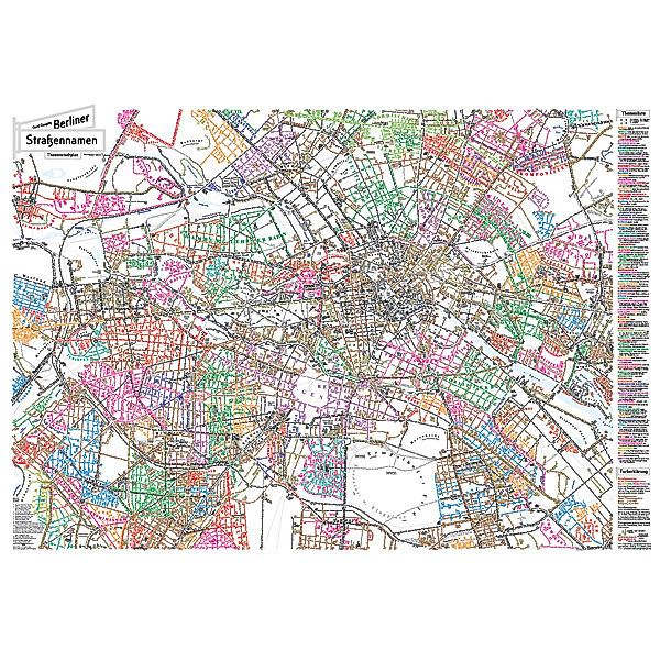 Berliner Straßennamen - Themenstadtplan, Gerd Gauglitz