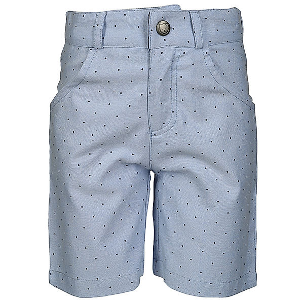 Steiff Bermuda-Shorts GENTLEMAN DOTS gepunktet in hellblau