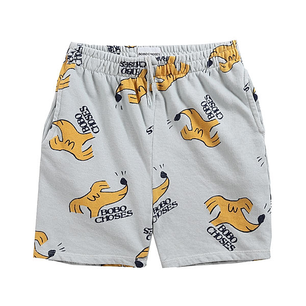 Bobo Choses Bermuda-Shorts SNIFFY DOG in light grey