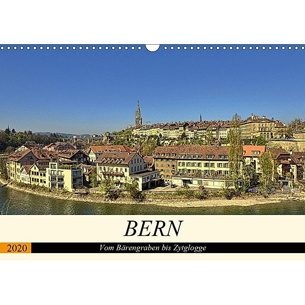 BERN - Vom Bärengraben bis Zytglogge (Wandkalender 2020 DIN A3 quer), Susan Michel