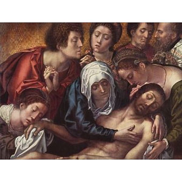 Bernaerd van Orley - Triptychon des Philippe de Haneton, Mitteltafel: Beweinung Christi - 200 Teile (Puzzle)