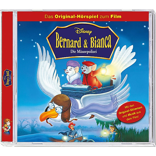 Bernard & Bianca, Die Mäusepolizei, 1 Audio-CD, Walt Disney
