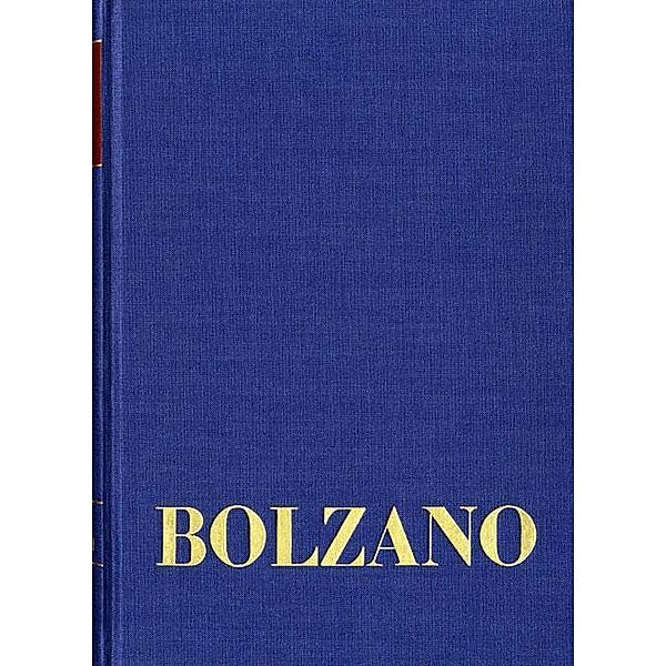 Bernard Bolzano Gesamtausgabe: Reihe II: Nachlass. A. N Bernard Bolzano Gesamtausgabe / Reihe II: Nachlass. A. Nachgelassene Schriften. Band 20,2: Erbauungsreden der Studienjahr, Bernard Bolzano