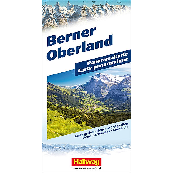 Berner Oberland Panoramakarte