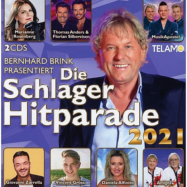 Bernhard Brink präsentiert: Die Schlager Hitparade 2021 (2 CDs), Diverse Interpreten