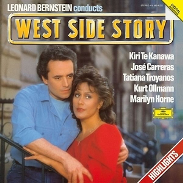 Bernstein Conducts West Side Story (Highlights) (Vinyl), Bernstein, Te Kanawa, Carreras, Troyanos